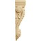 Ekena Millwork 4 1/2"W x 2 3/4"D x 10"H Small Farmingdale Acanthus Pilaster Corbel, Alder COR04X02X10FRAL - alternate 3